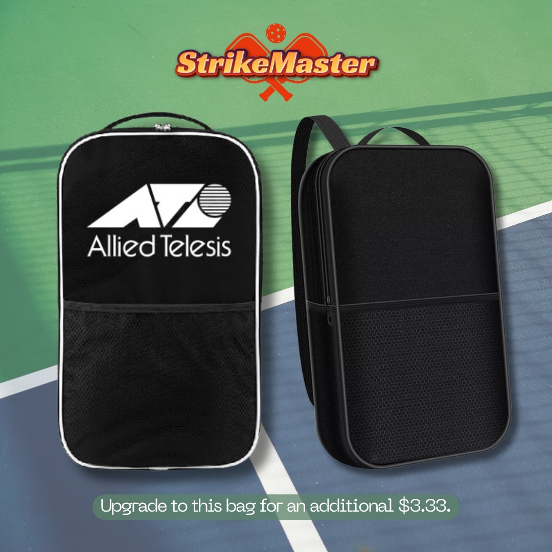 StrikeMaster Fiberglass Pickleball Set – 2 Paddles, 4 Balls & Drawstring Bag 14