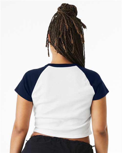 Women's Micro Rib Raglan Baby Tee - 1201 34