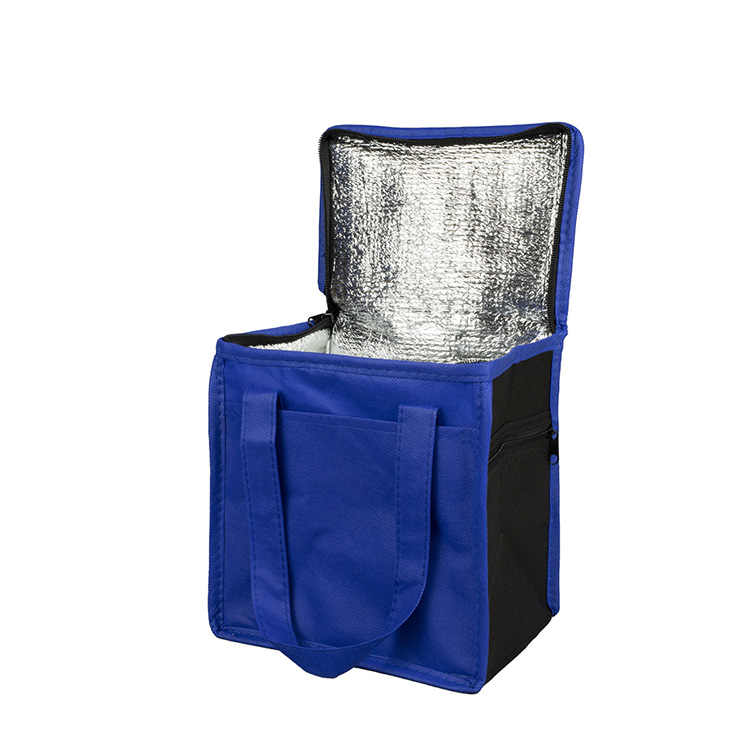 8"W x 8-1/2"H x 6"Gusset - "SUPER FROSTY" Insulated Food Delivery Bag – Lunch Size Tote 2