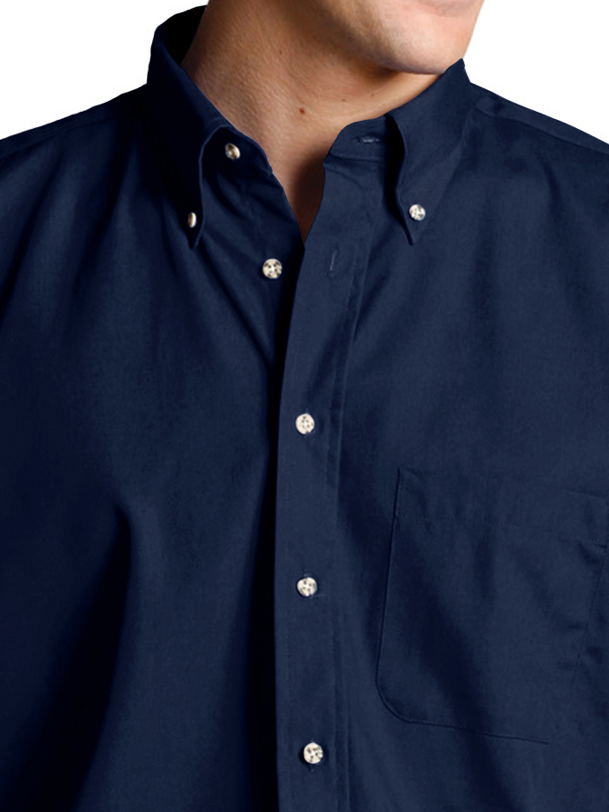 Edwards - Men's 1-Pocket Long Sleeve Poplin Shirt 1