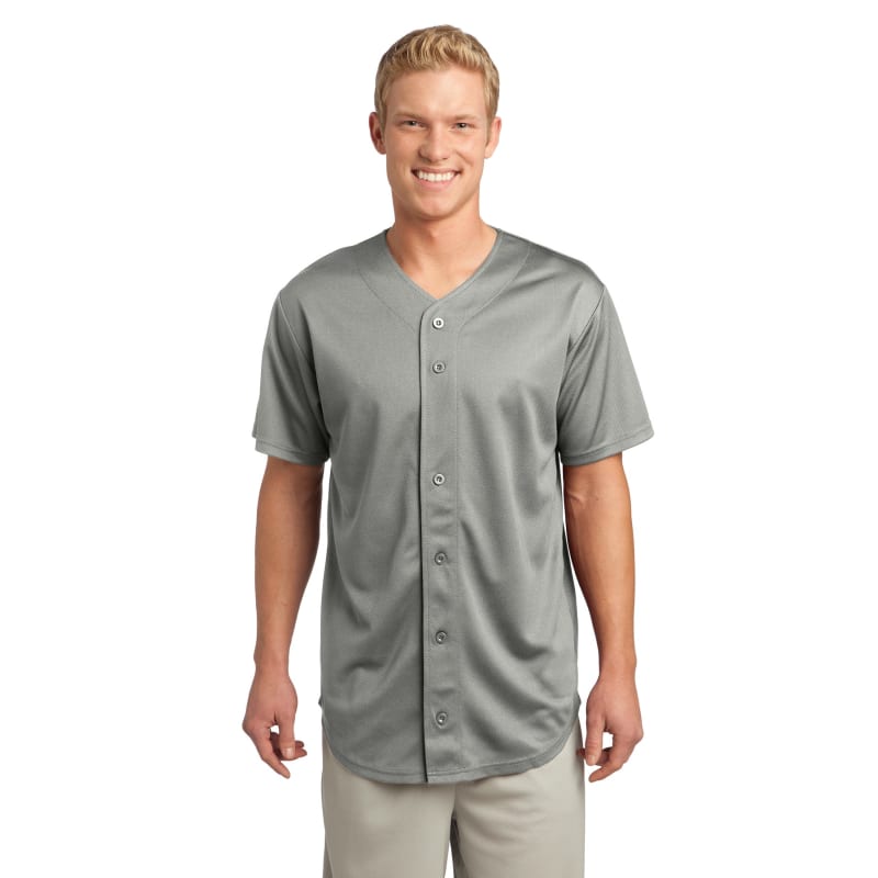 Sport-Tek PosiCharge Tough Mesh Full-Button Jersey. 15