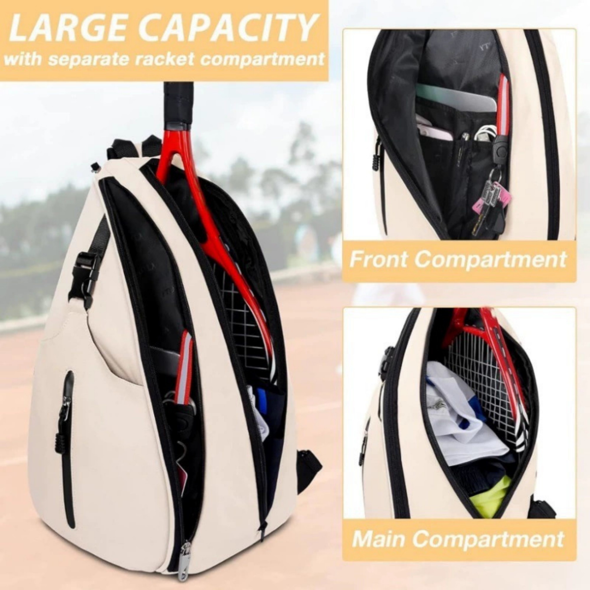 Tennis Sling Backpack 5