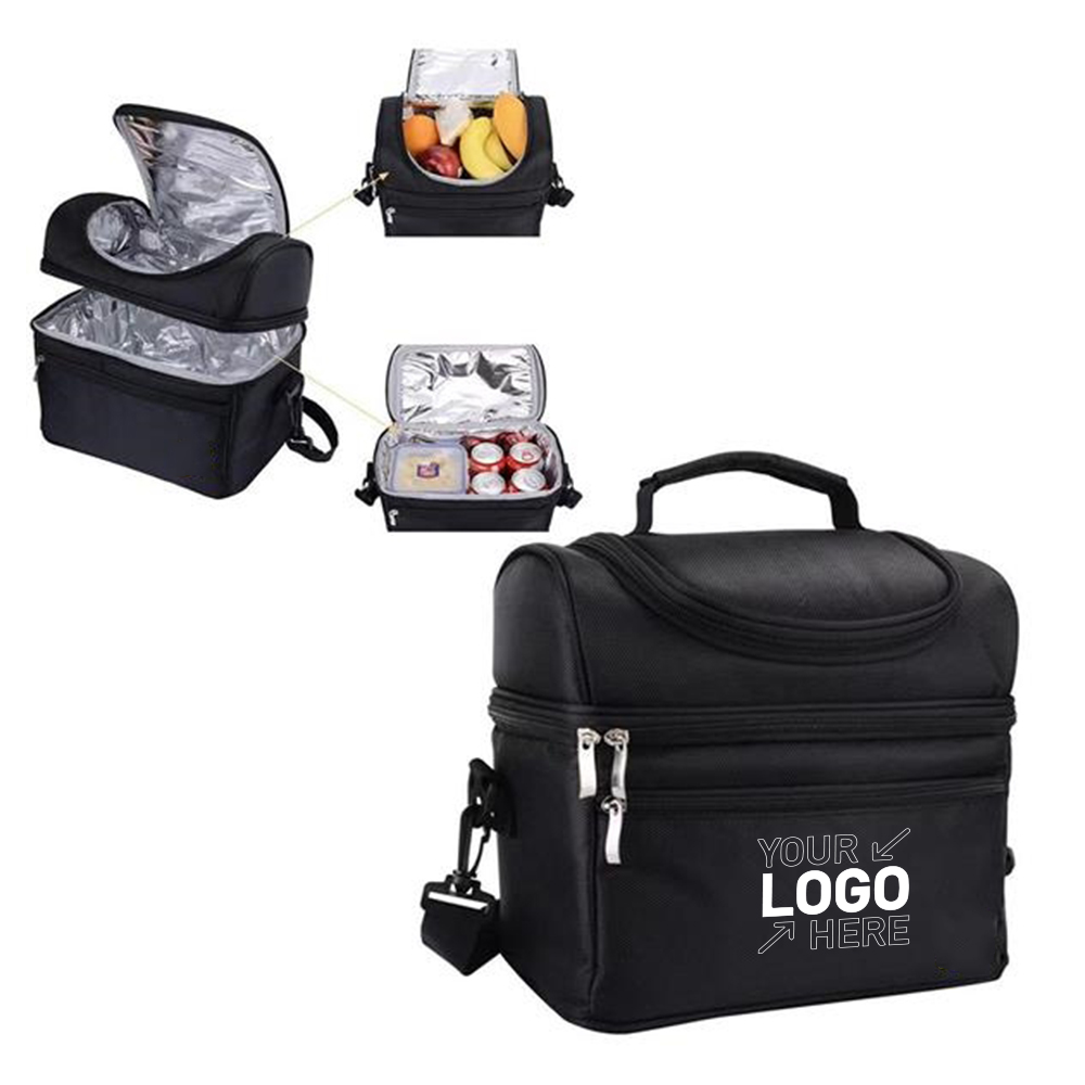 Insulated Double Deck Lunch Bag