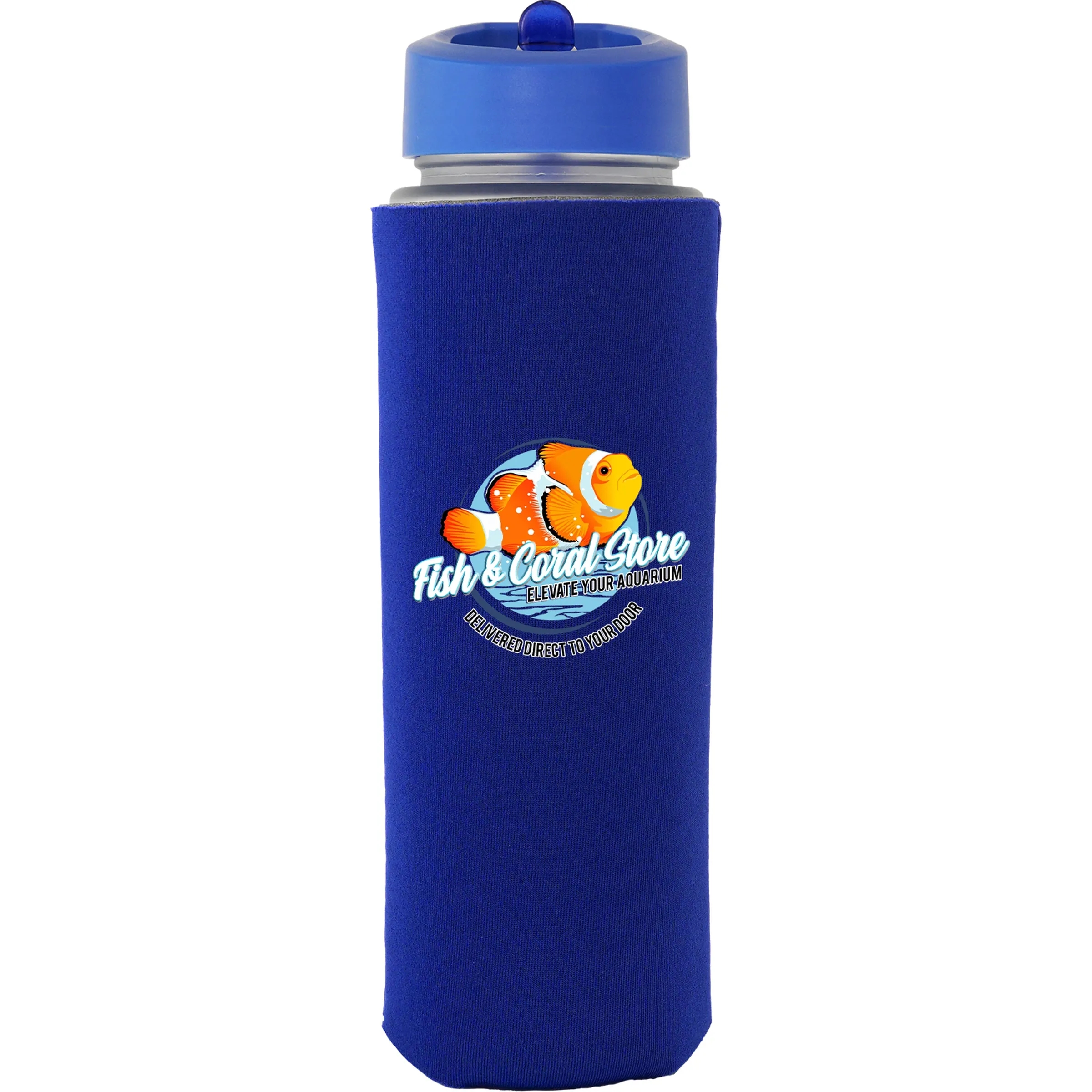 Pop Up 22 oz. Frosted Glass Sleeve Bottle 2