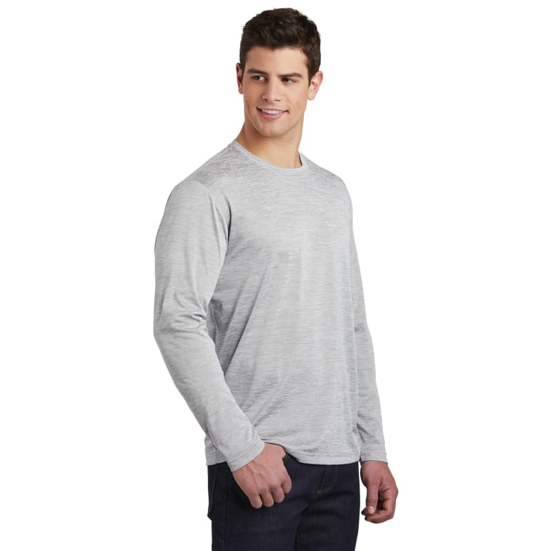 Sport-Tek PosiCharge Long Sleeve Electric Heather Tee. 11