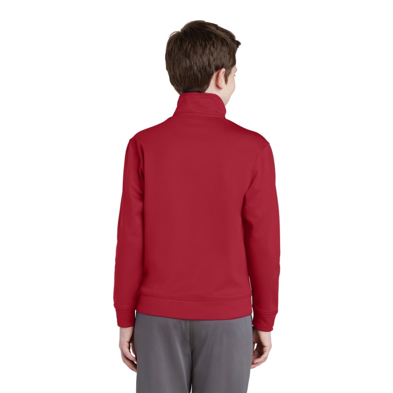 Sport-Tek Youth Sport-Wick Fleece Full-Zip Jacket. 9