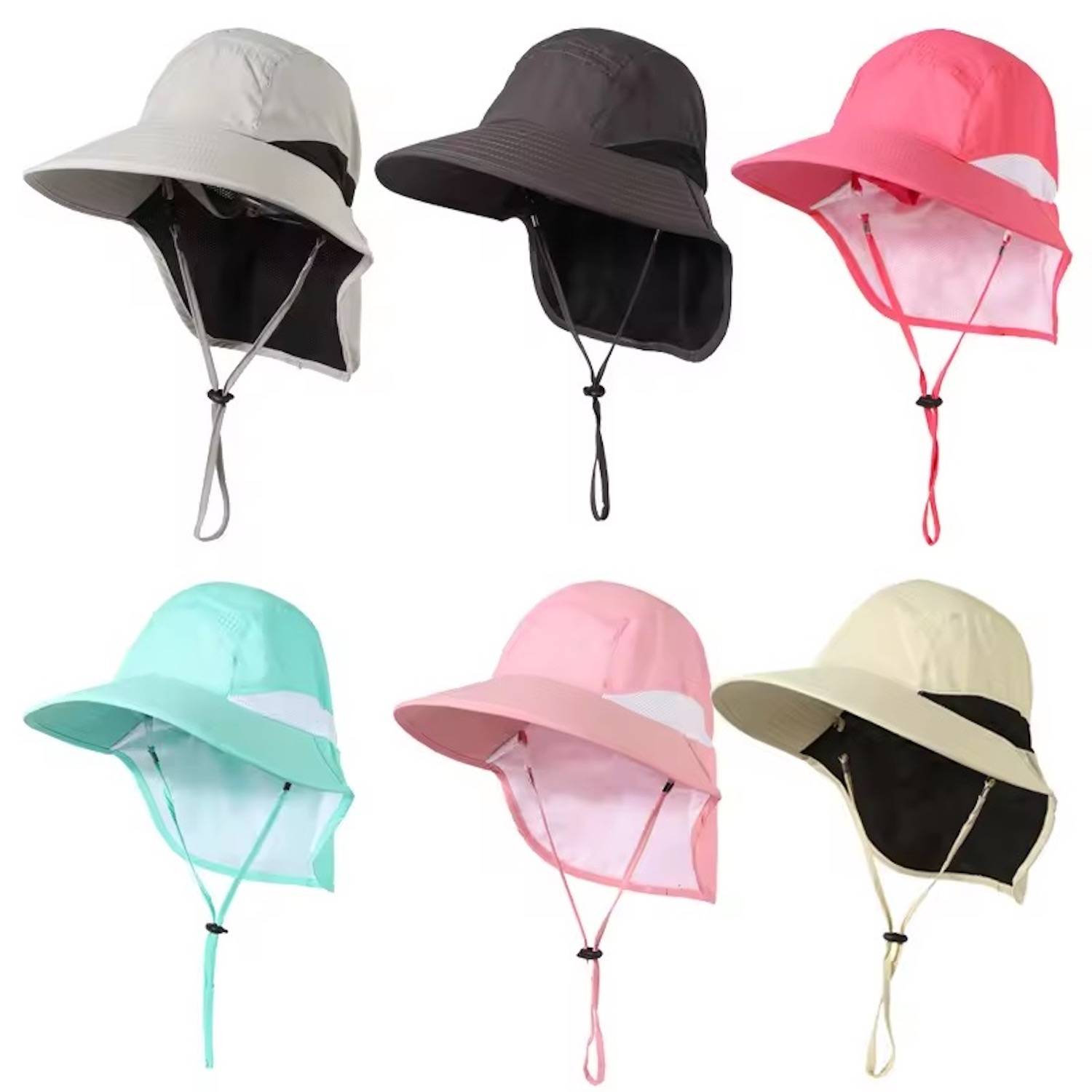 Sun Hats With Neck Flap 3