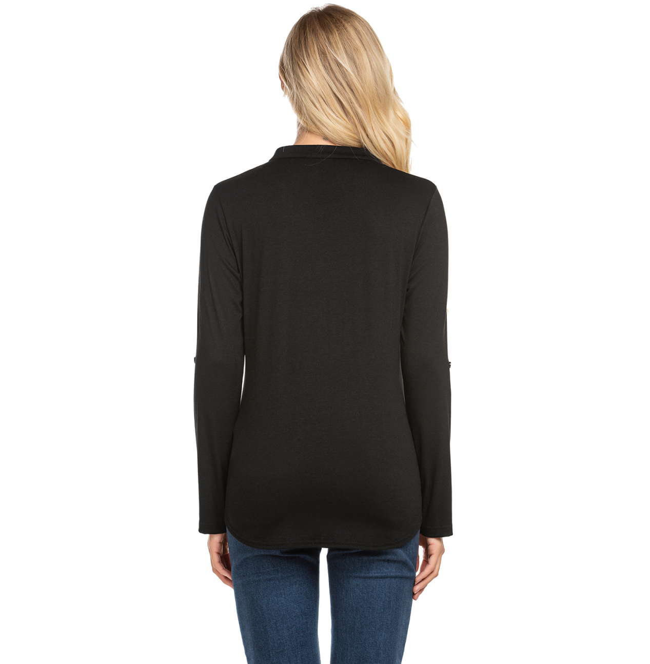 Women'S Long Sleeve Basic Bottoming Shirt 4