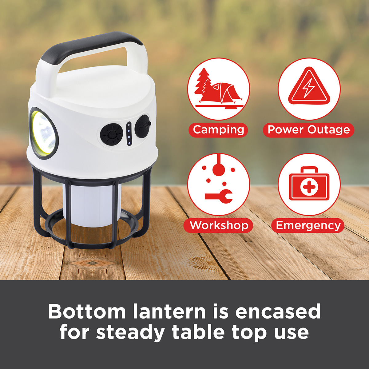 Best Buddy Tools ® Galaxy Rechargeable Combo LED Lantern and Flashlight 6