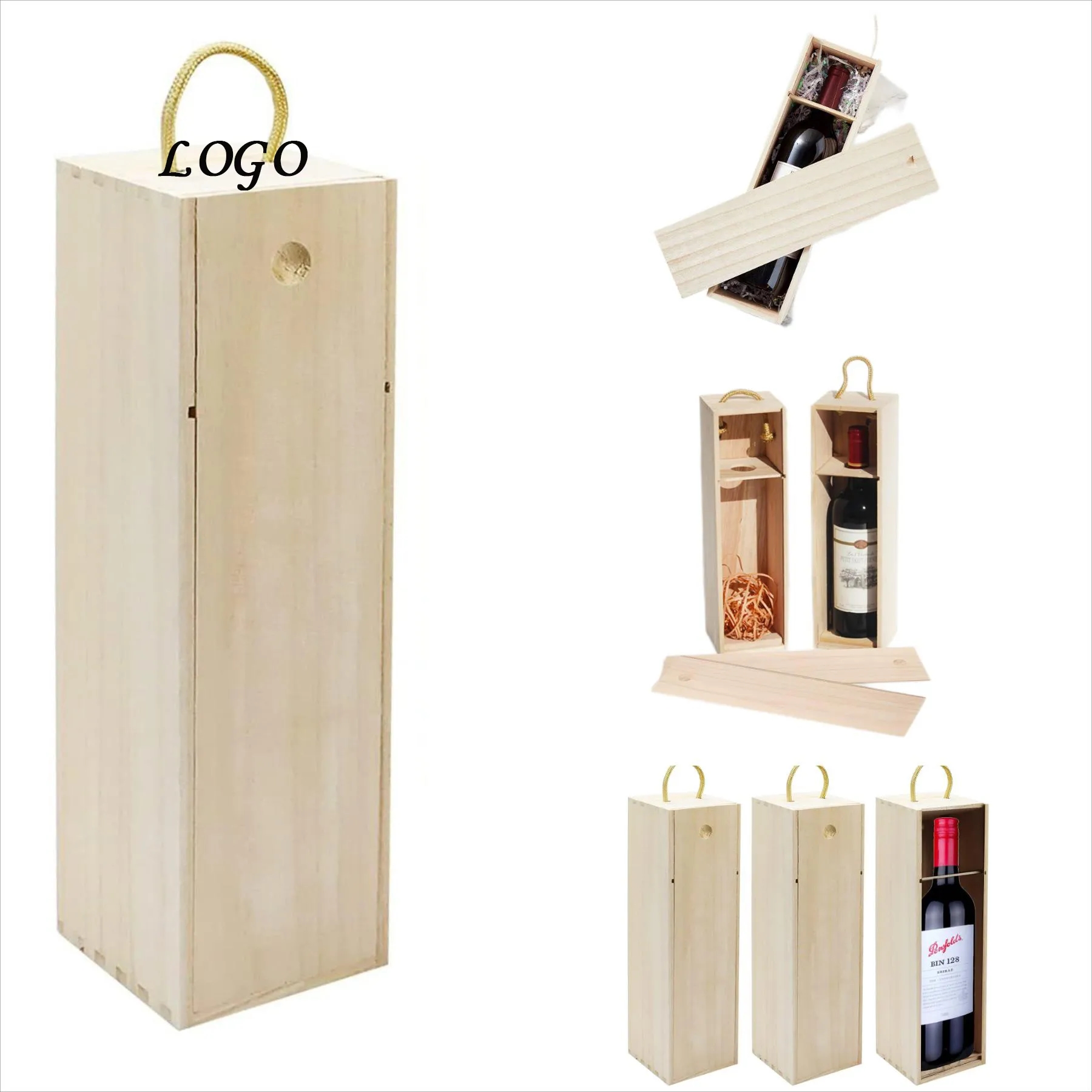 Single Bottle Wine Packaging Case 5