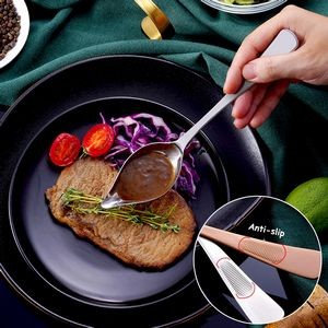 Precision Stainless Steel Drizzle Saucier Spoon With Tapered Design And Spout 11