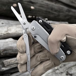 Versatile Multi Functional Scissors And Pliers Tool Kit With Wine Opener 4