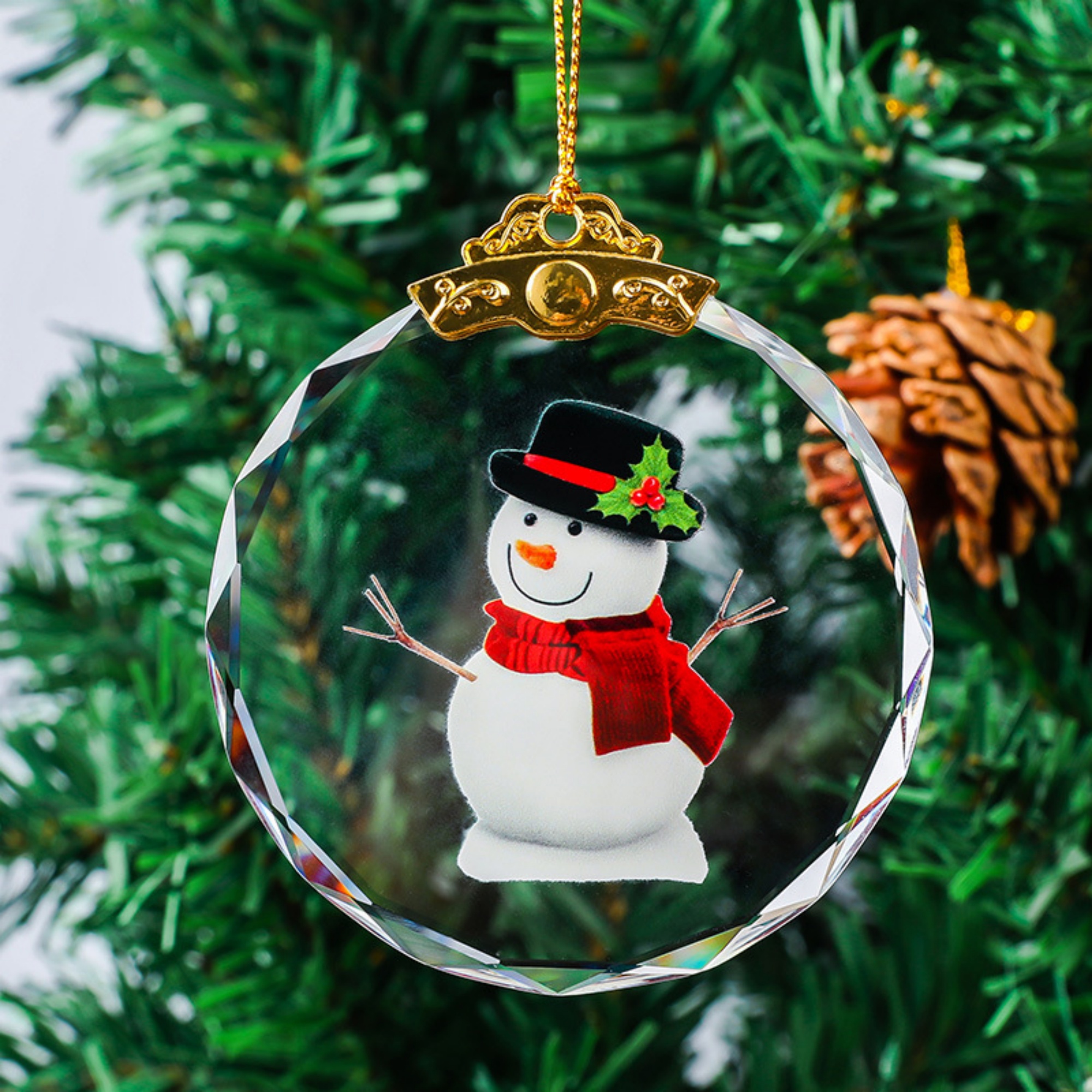 Christmas Crystal Tree Ornaments Decor 28