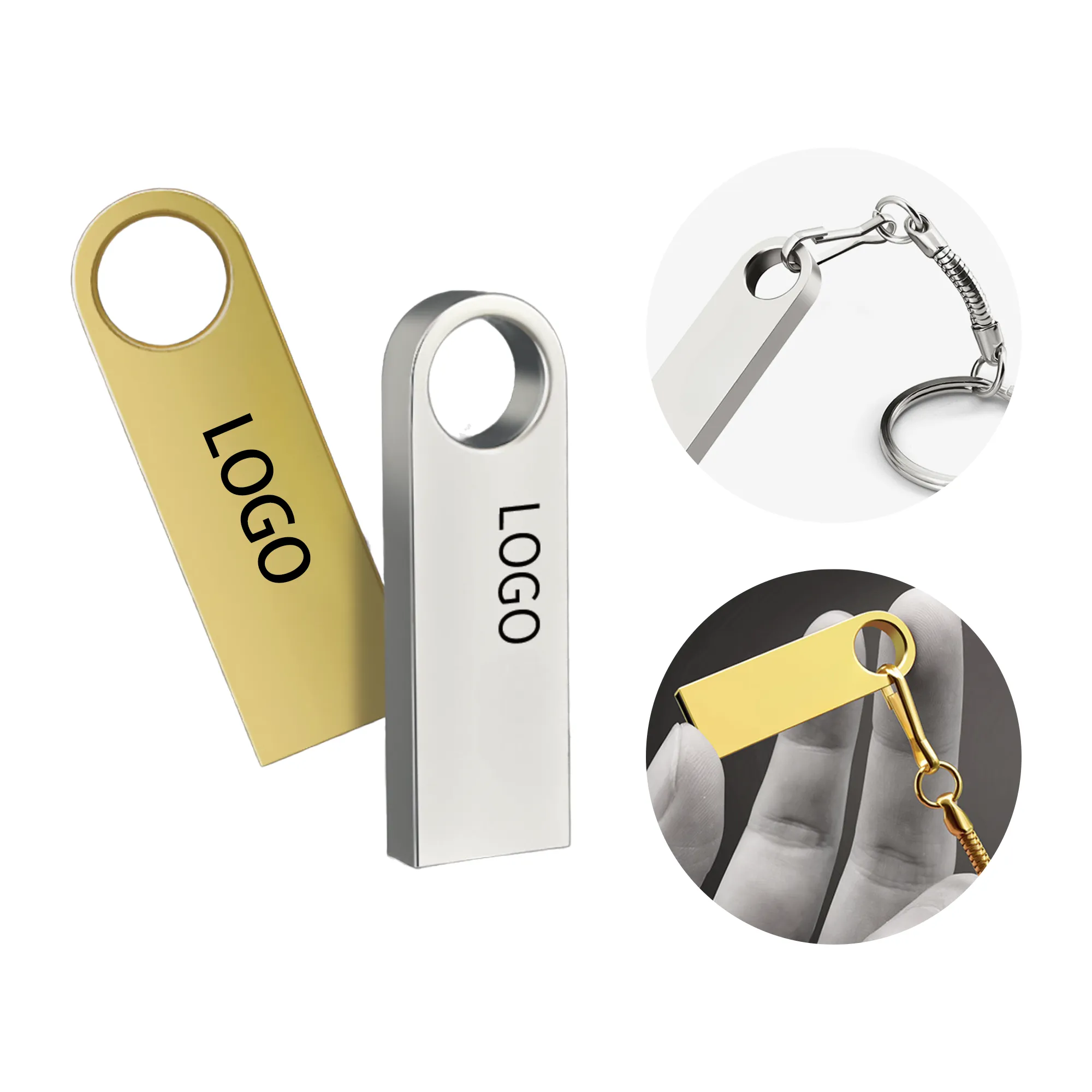 MOQ 50 PCS Metal USB Flash Drive 2