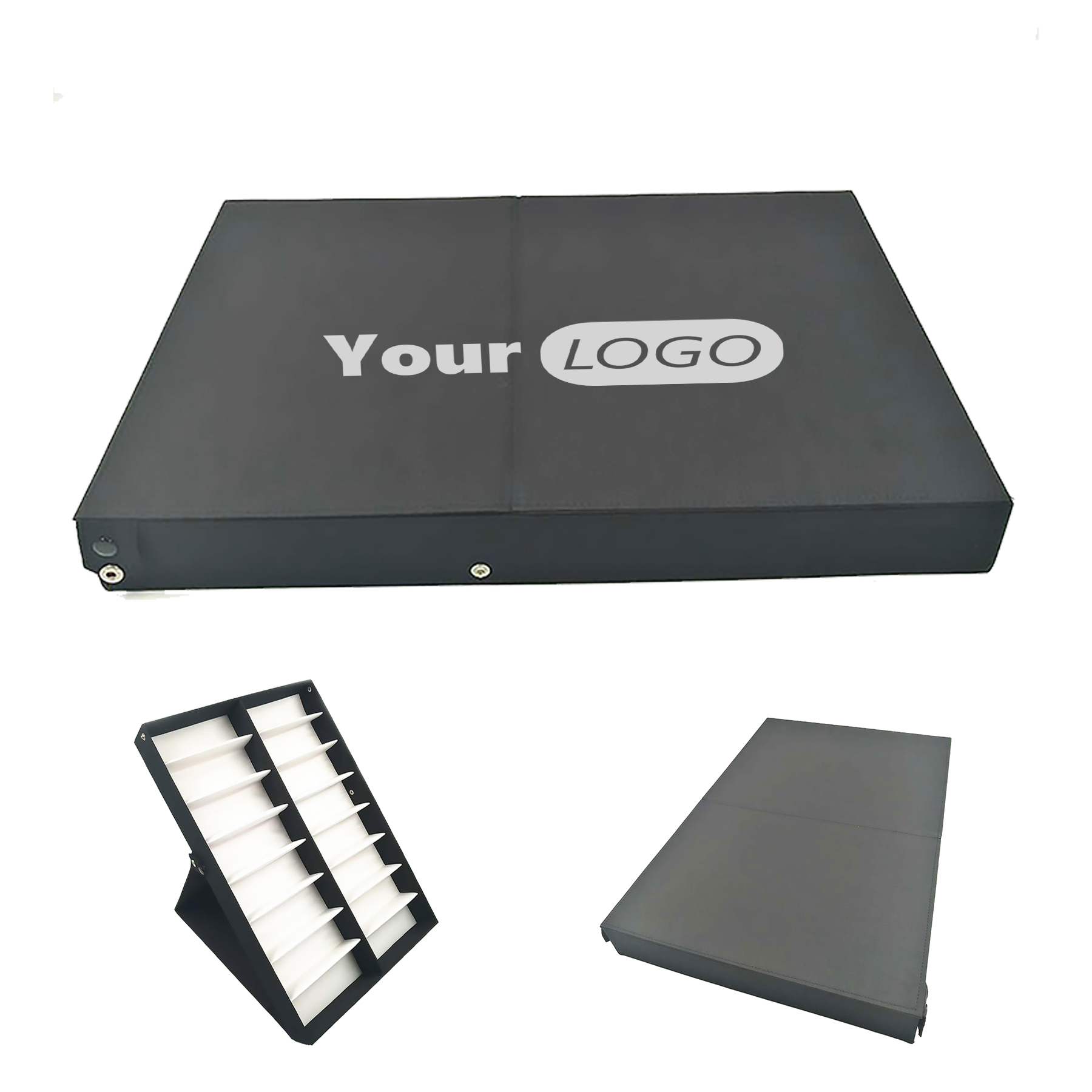 Polyester 16 Grid Glasses Display Box 3