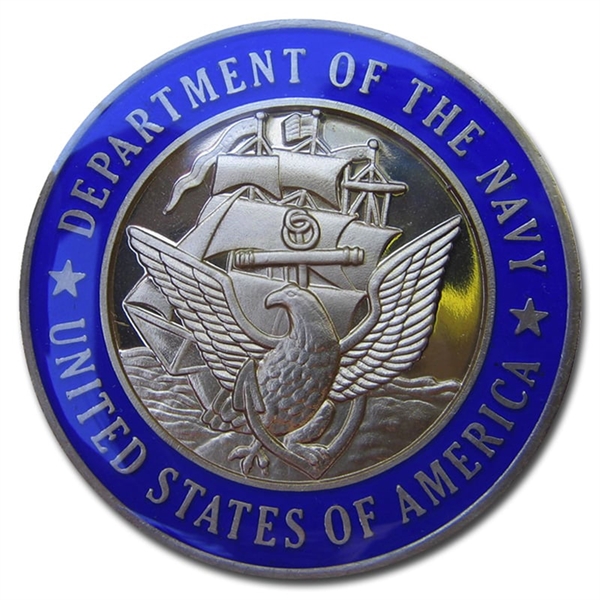 Zinc Alloy Challenge Coin with Antique Finish - Die Struck & 3