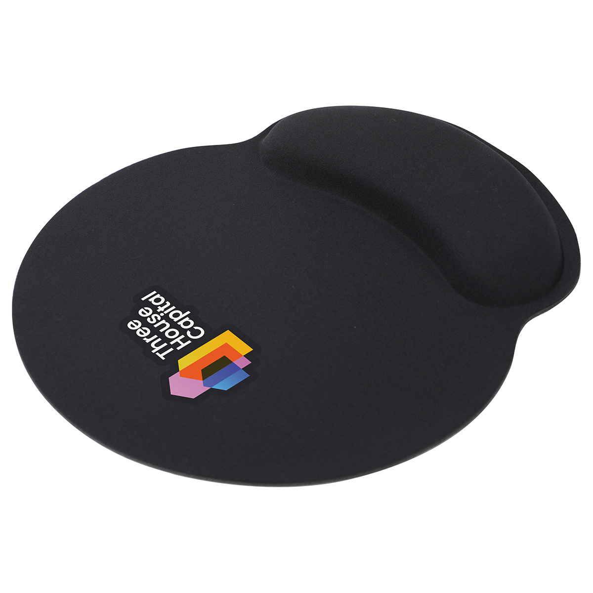 Crest Non-Slip Mouse Pad with Foam Wrist Rest 2