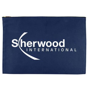 10 Oz. Colored Canvas Deluxe Zippered Portfolio 11