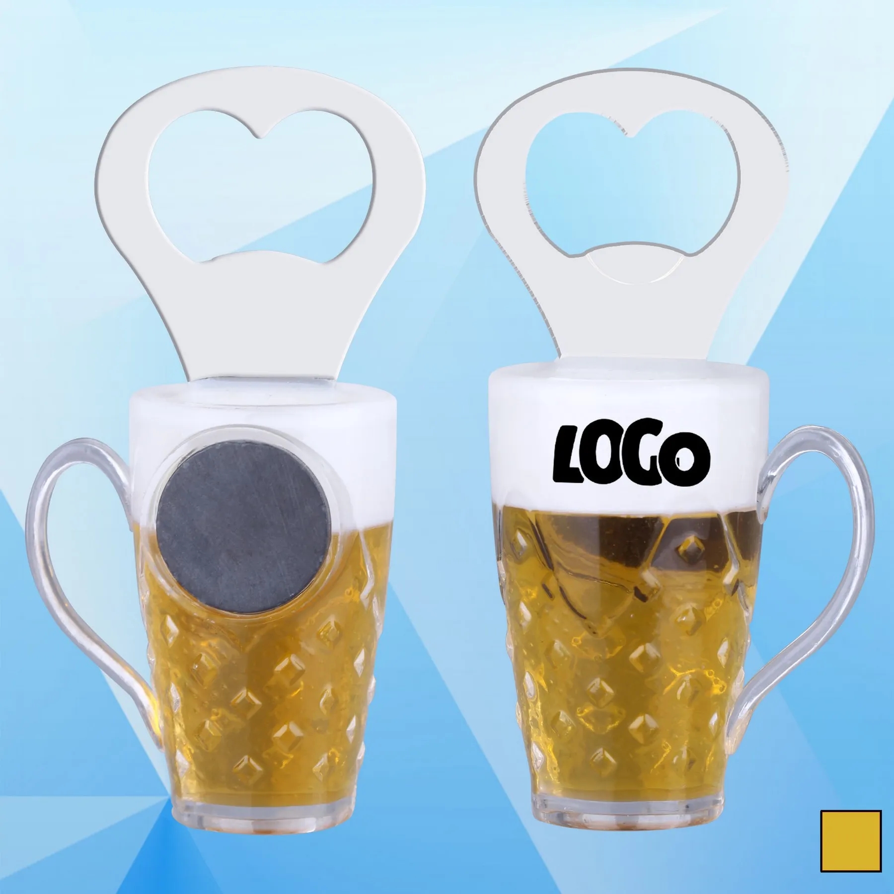 Magnetic Beer Mug Bottle Opener 2