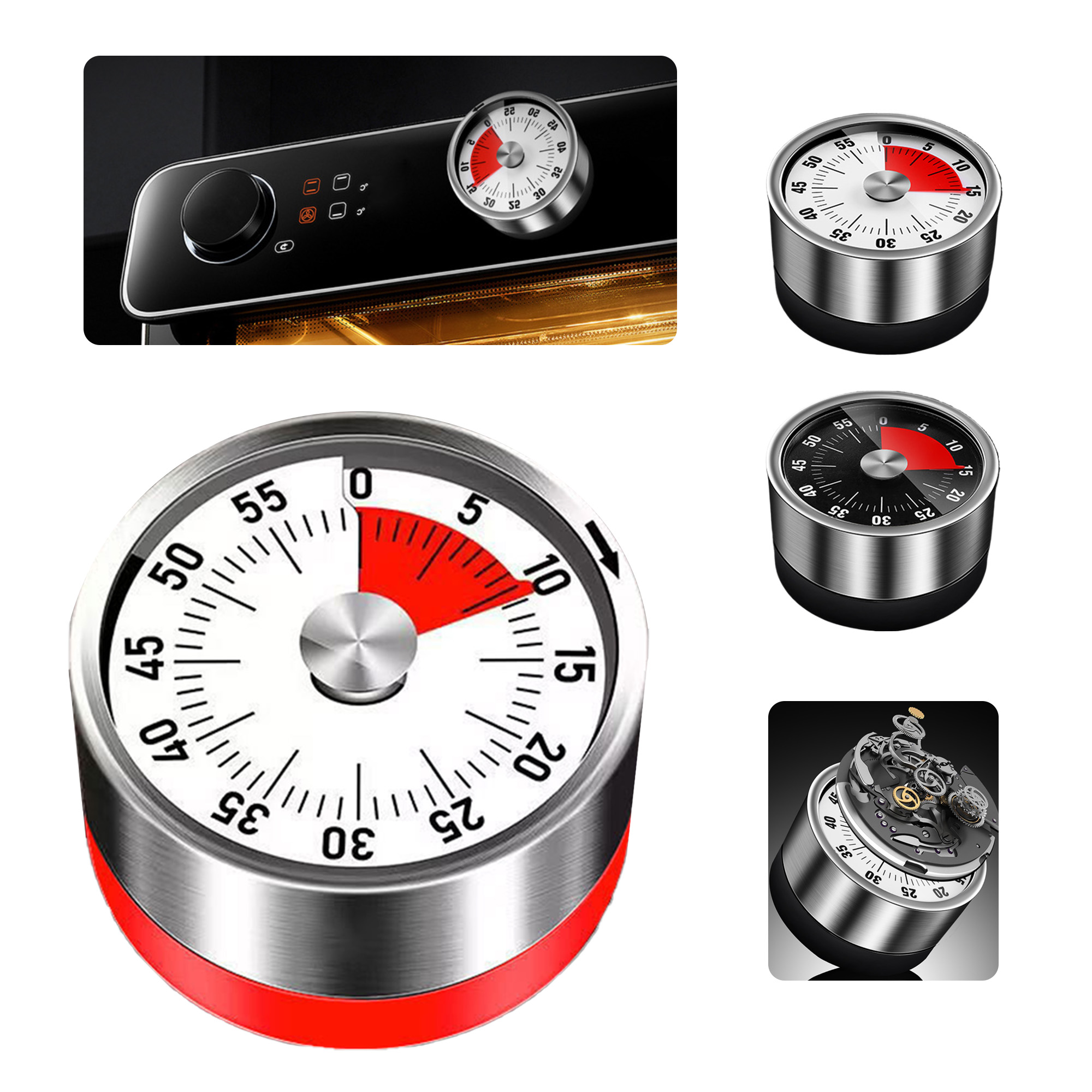 Stainless Steel Kitchen Timer 2