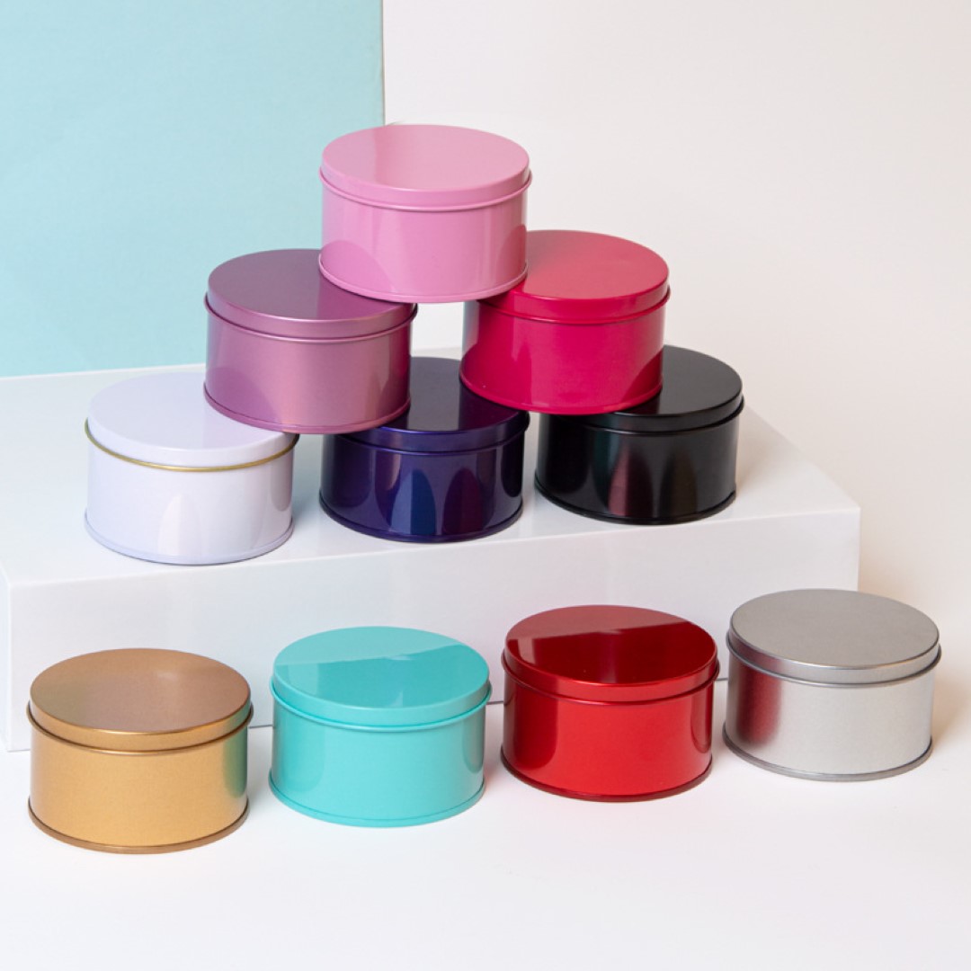 Round Colored Tin 5