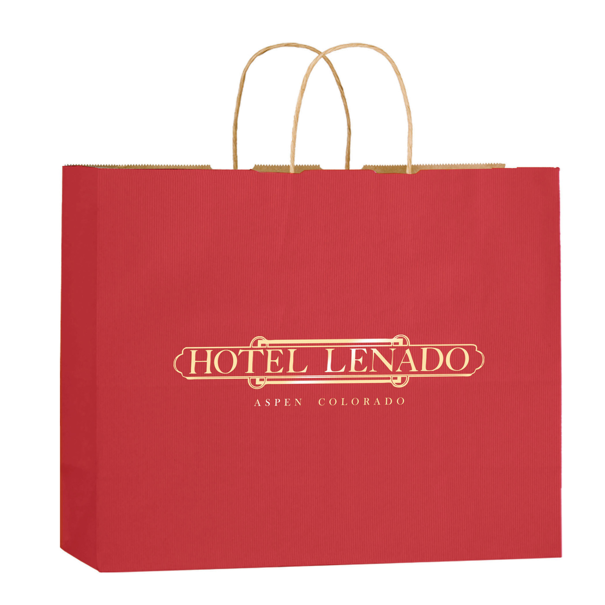 Matte Color Paper Shopper with Twisted Paper Handles 21