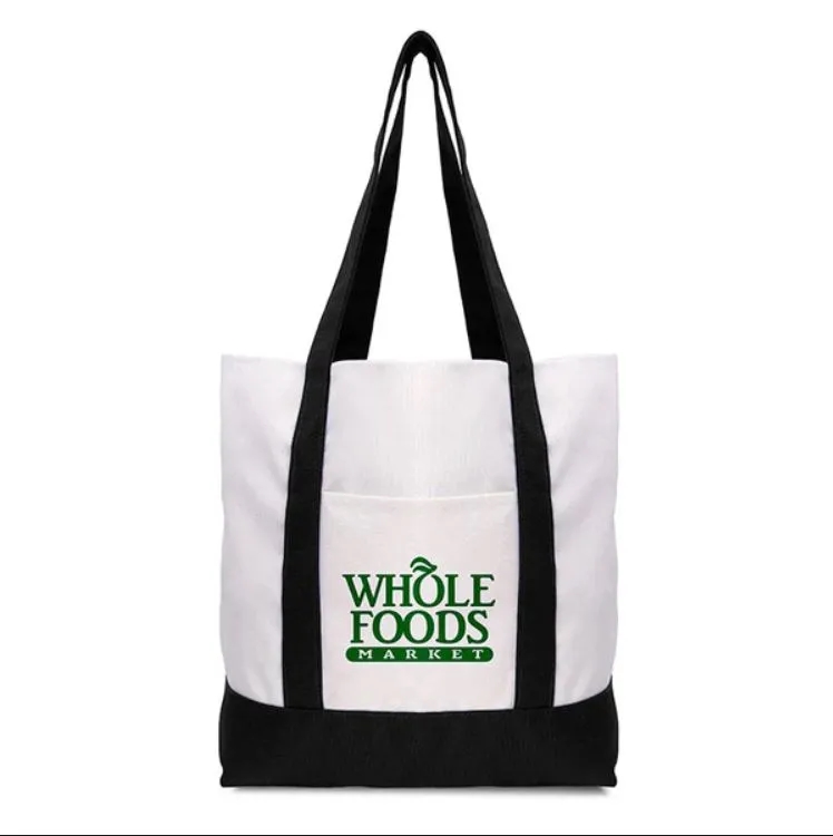 Large TJ Canvas Tote Bag, custom tote bag with logo imprint 13