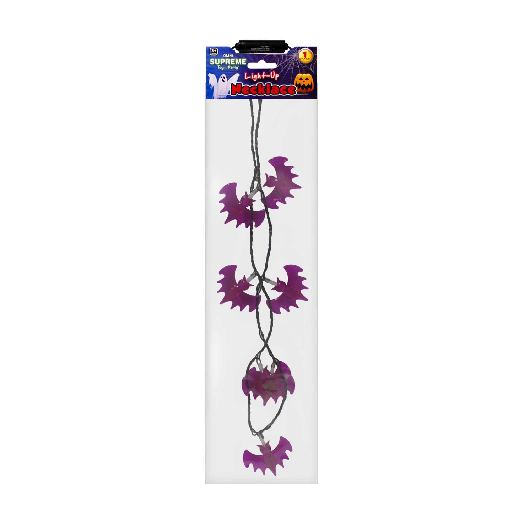 34" Light Up Bat Necklace 3