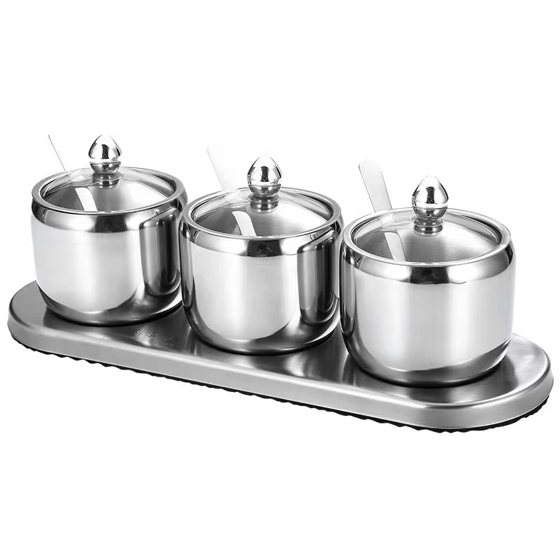 Stainless steel seasoning box bottom seat 3