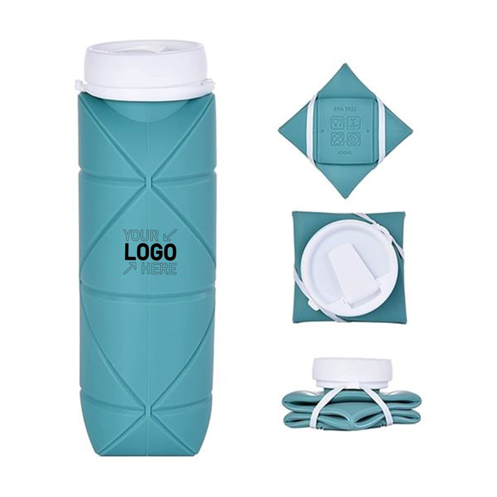20oz Silicone Foldable Travel Sports Botttle 3