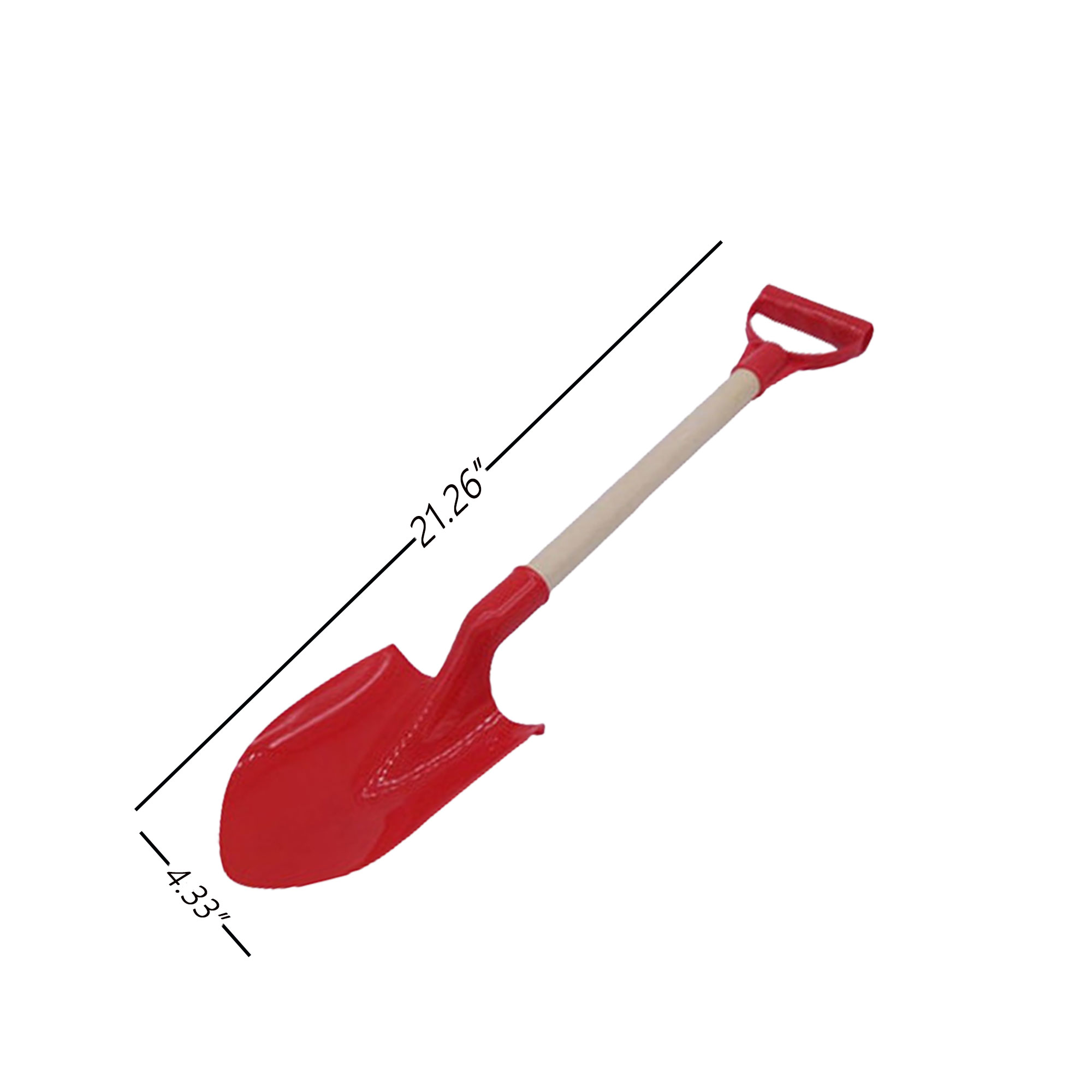 Kids Beach Spade With Wood Handle 4