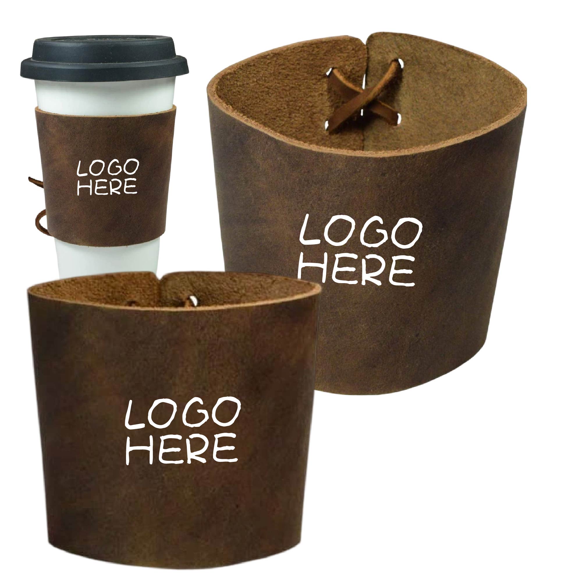 Leather Water Cup Insulation Sleeves 2