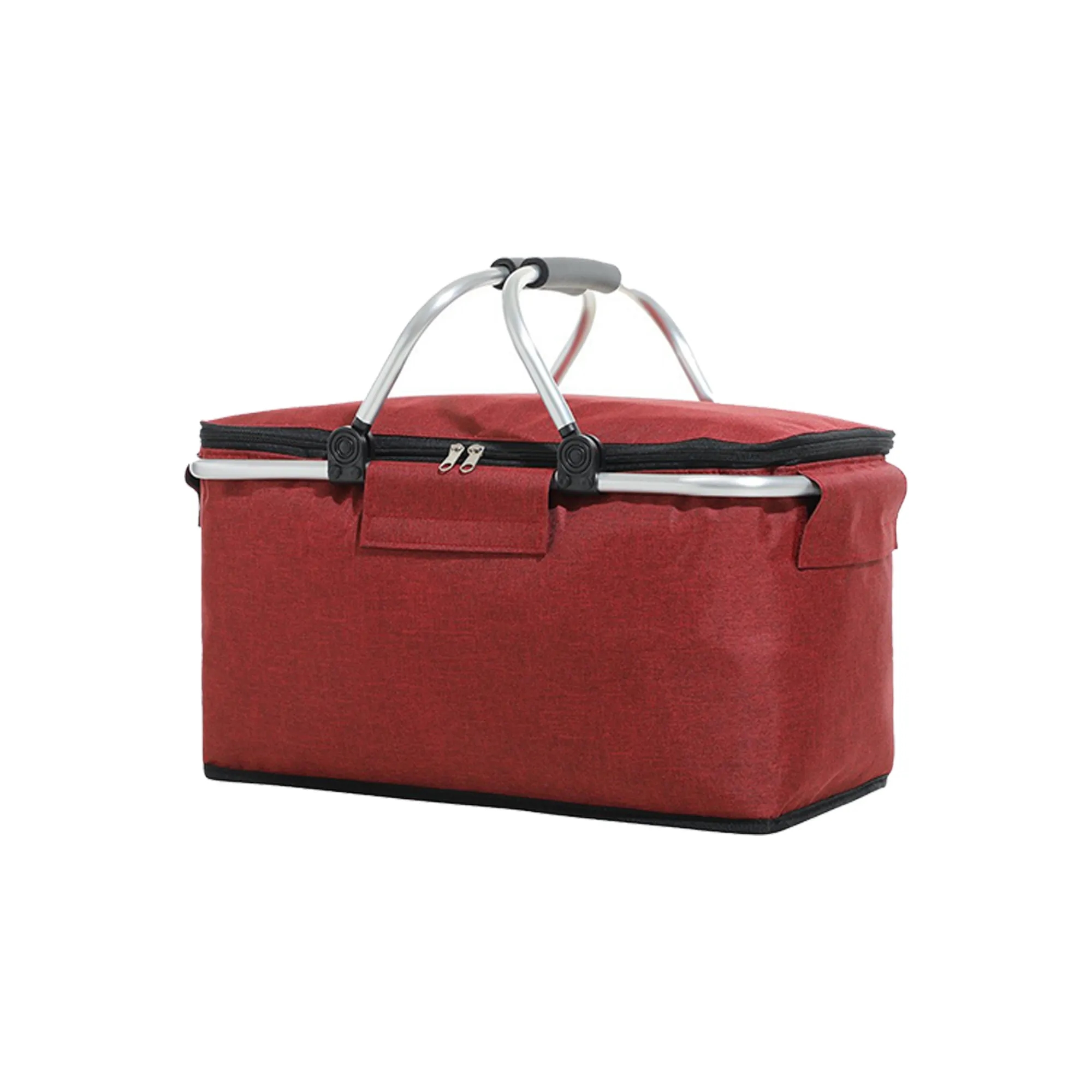 Outdoor Picnic Basket Large Capacity Foldable Insulated Bag 2
