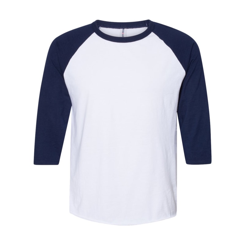 JERZEES Premium Blend Ringspun Three-Quarter Sleeve Raglan Baseball T-Shirt - 560RR 4