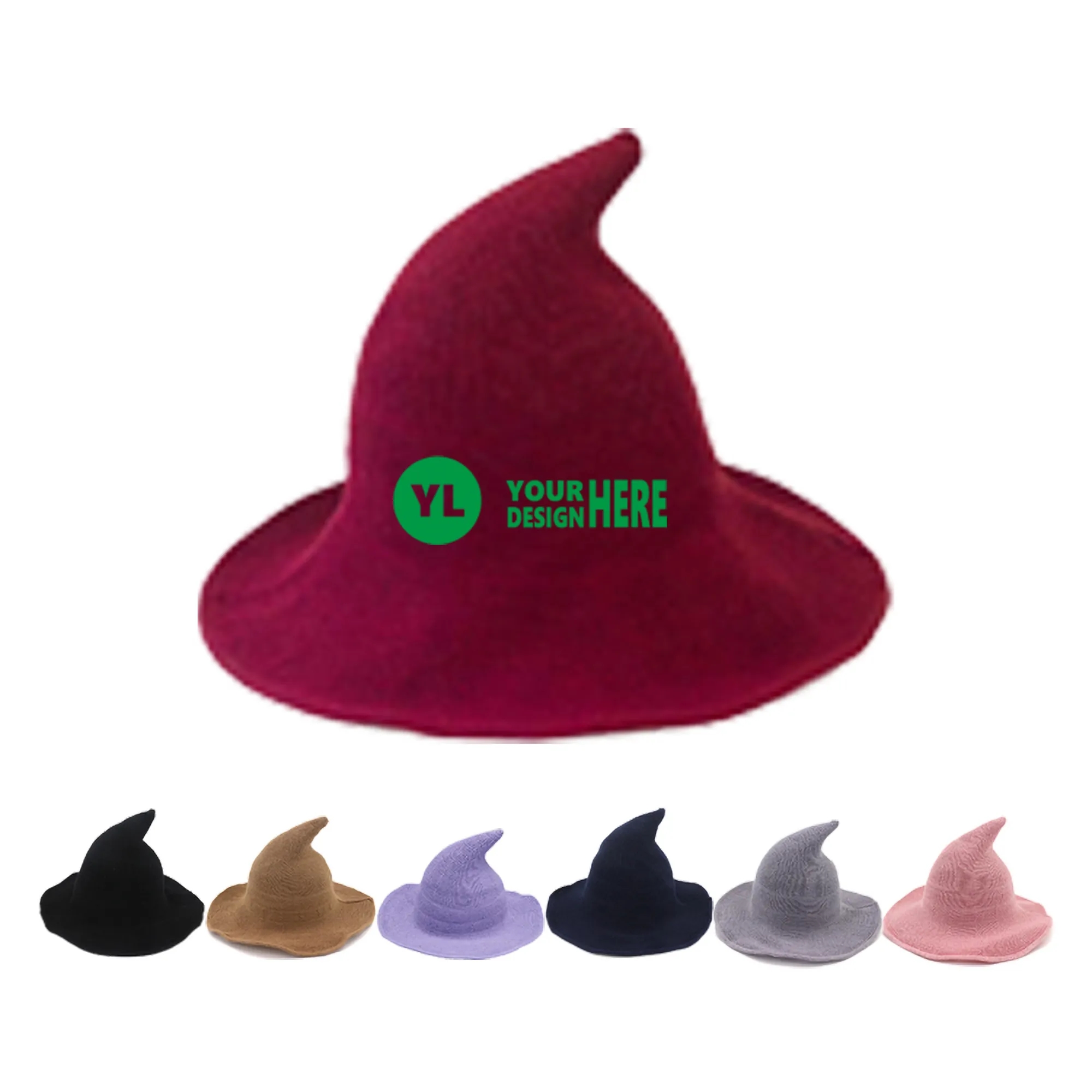 Chic Foldable Witch Hat Versatile Style Halloween Wizerd 2
