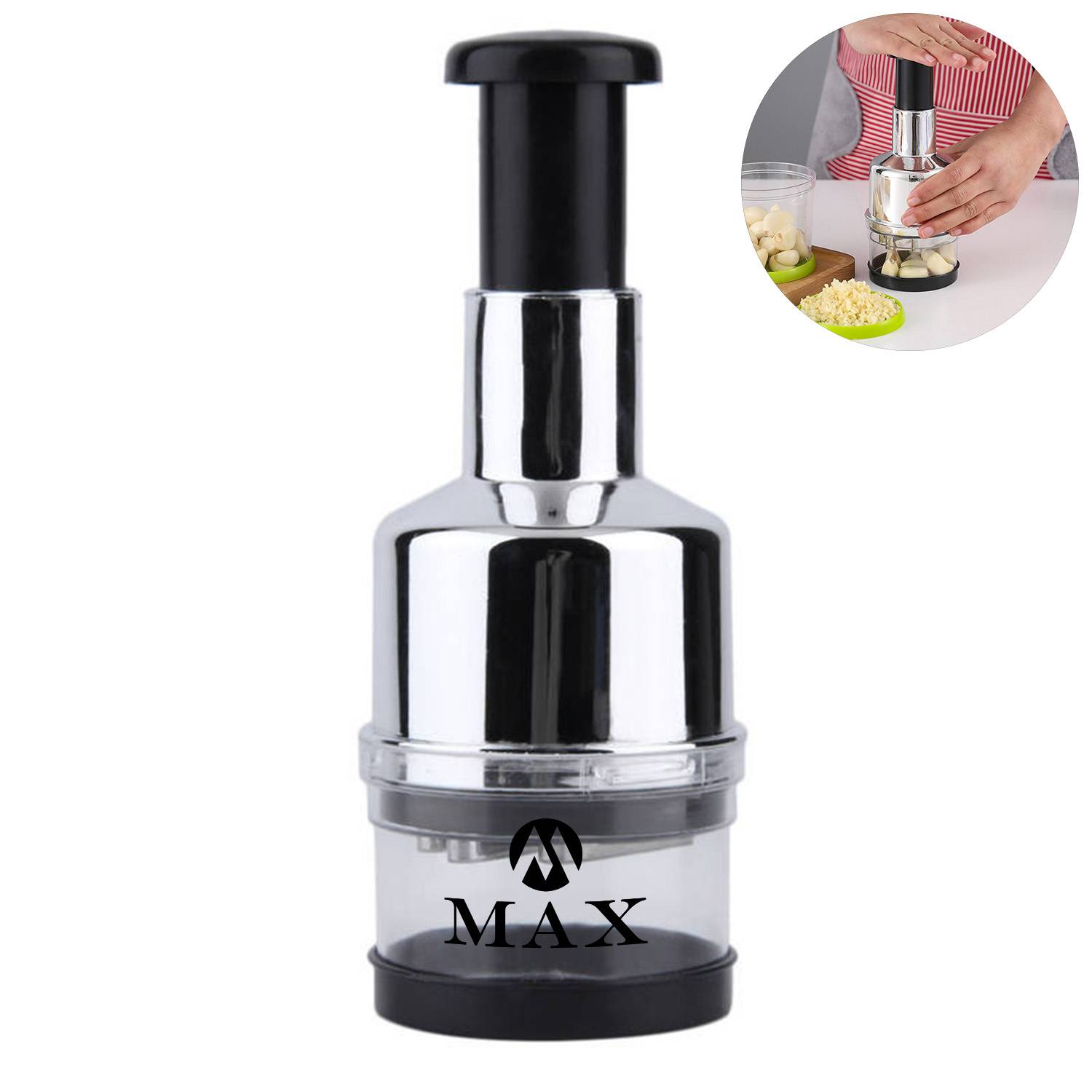 304 Stainless Steel Hand Garlic Pounder 3