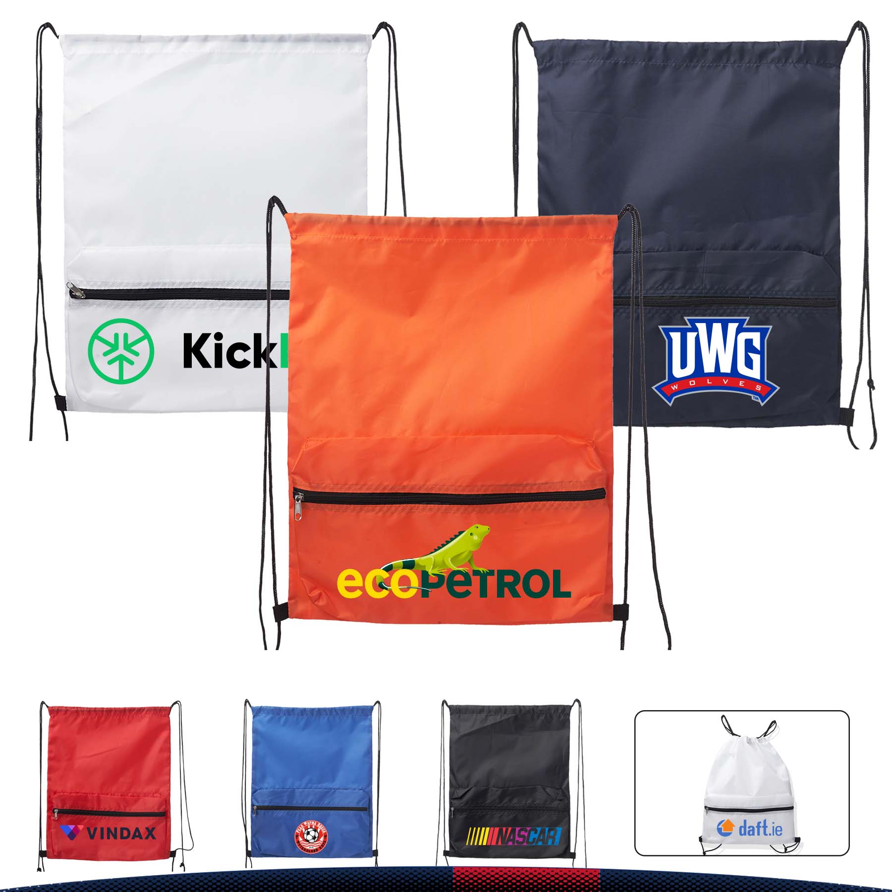 Rabia Drawstring Backpacks 5