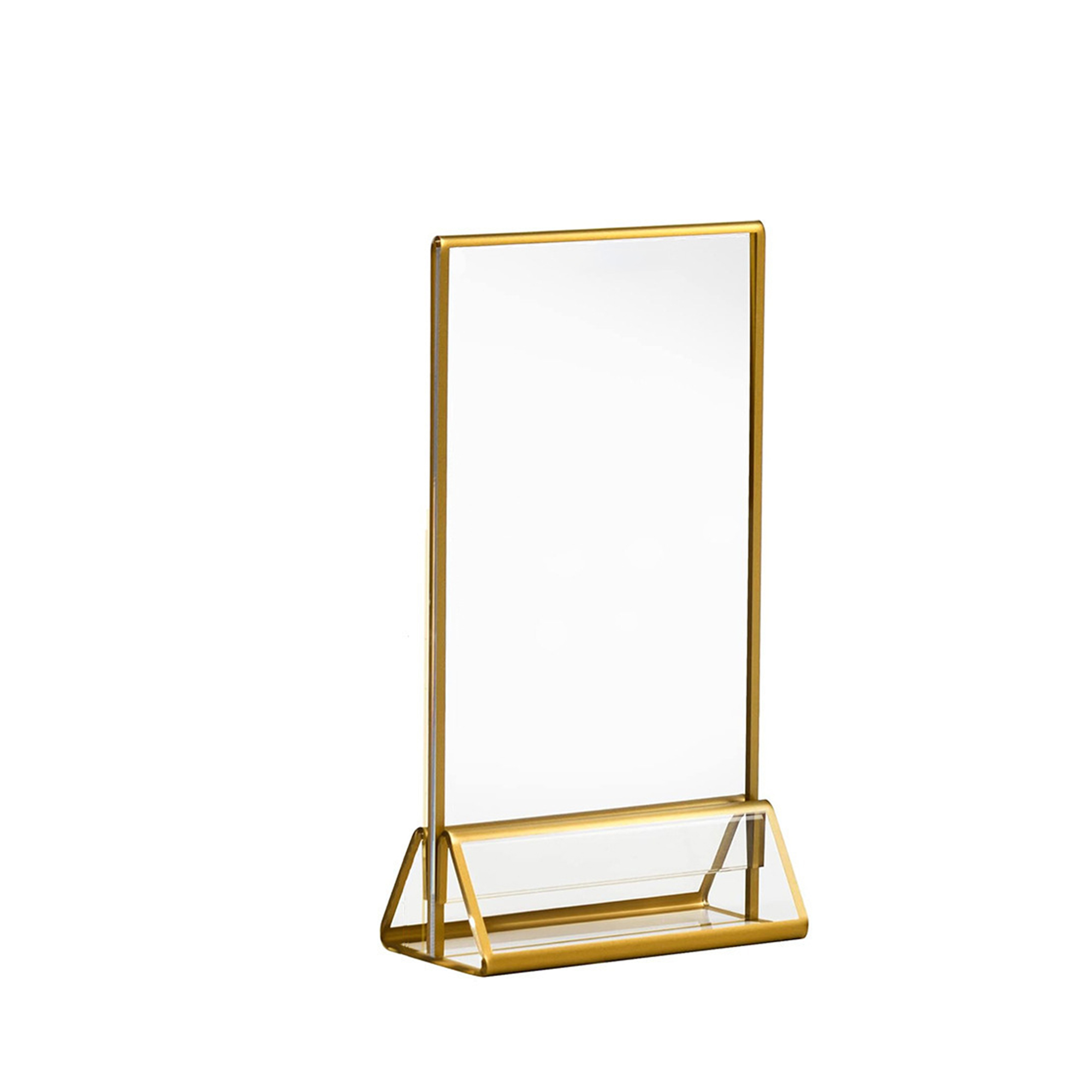 Clear Dual Display Upright Panel Stand 5