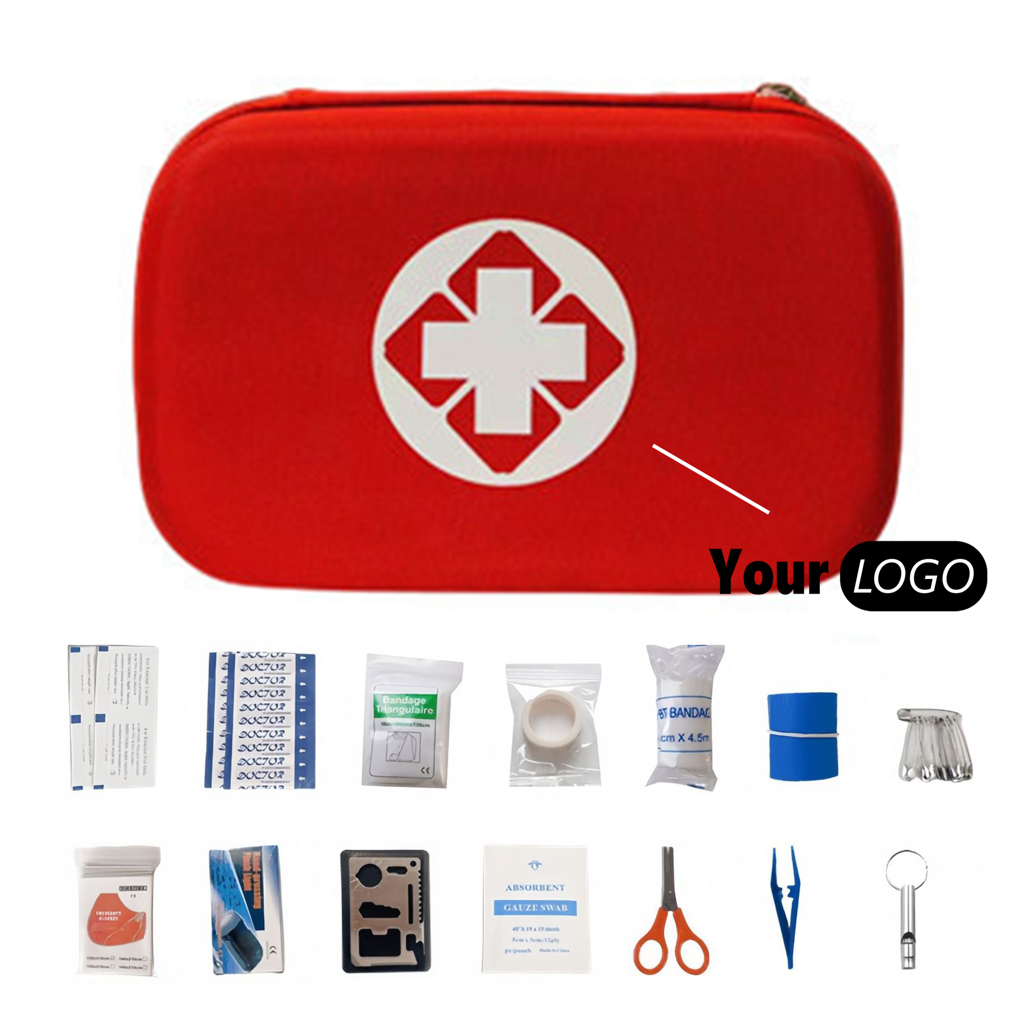 Compact 18-Piece First Aid Kit 2