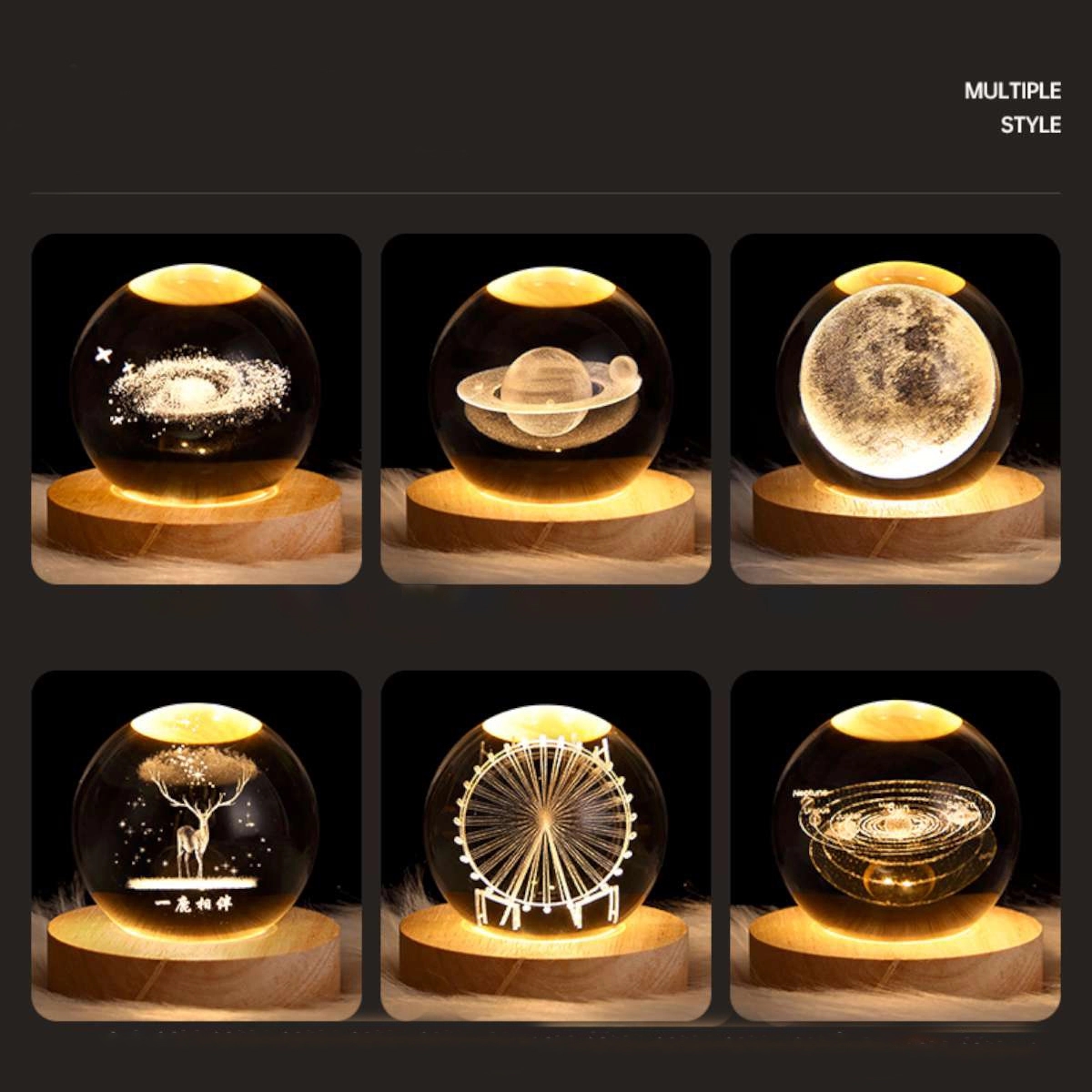 Galaxy Crystal Ball Lamp 1