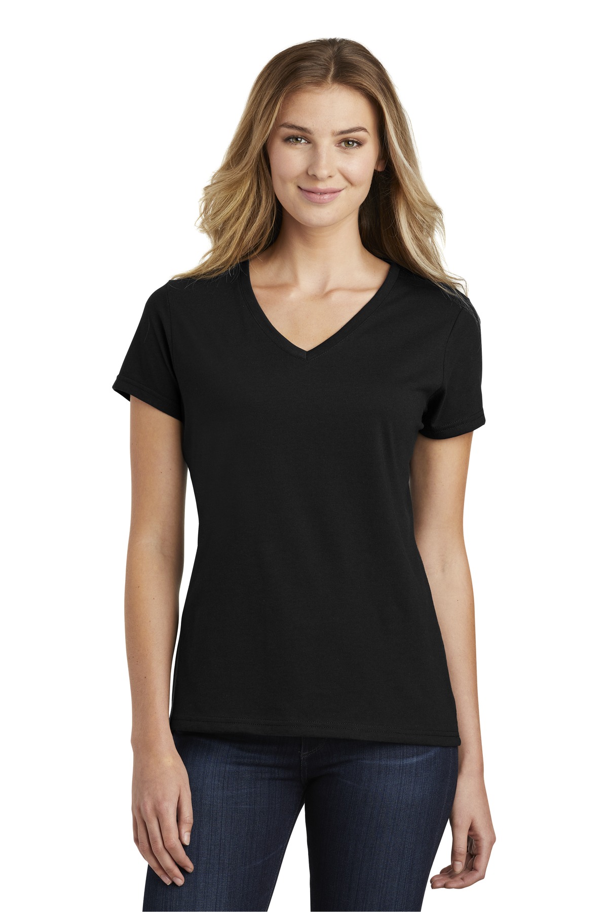 Port & Company® Women's Fan Favorite Blend V-Neck Tee 25
