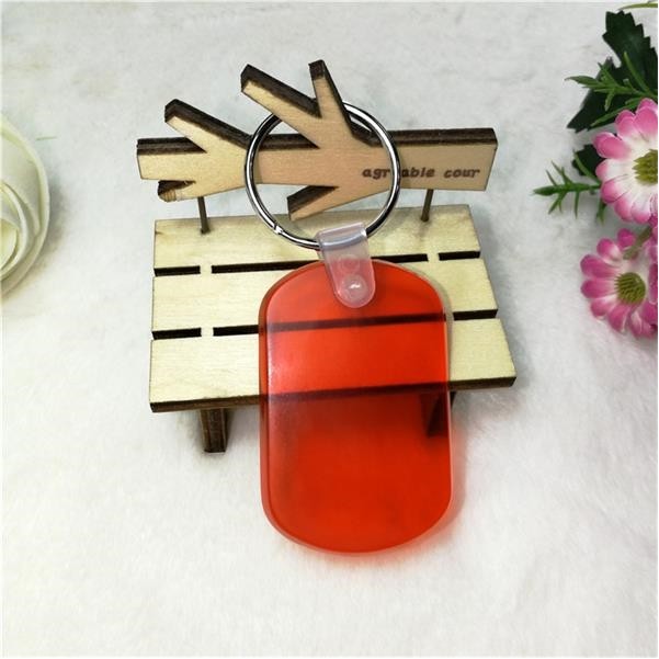 Oval Shape PVC Key Chain 3