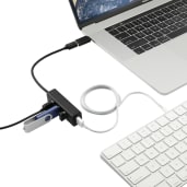 Aluminum 4-Port USB 3.0 Hub with Type C Adapter 9