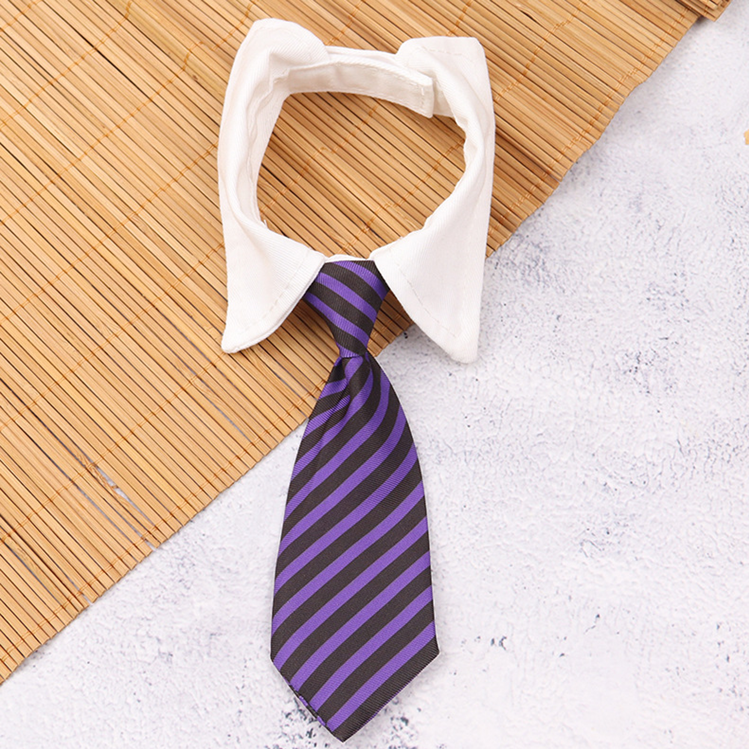 Adjustable Polycotton Pet Neck Tie 21