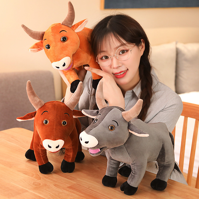 12"Cow Stuffed Animal 5