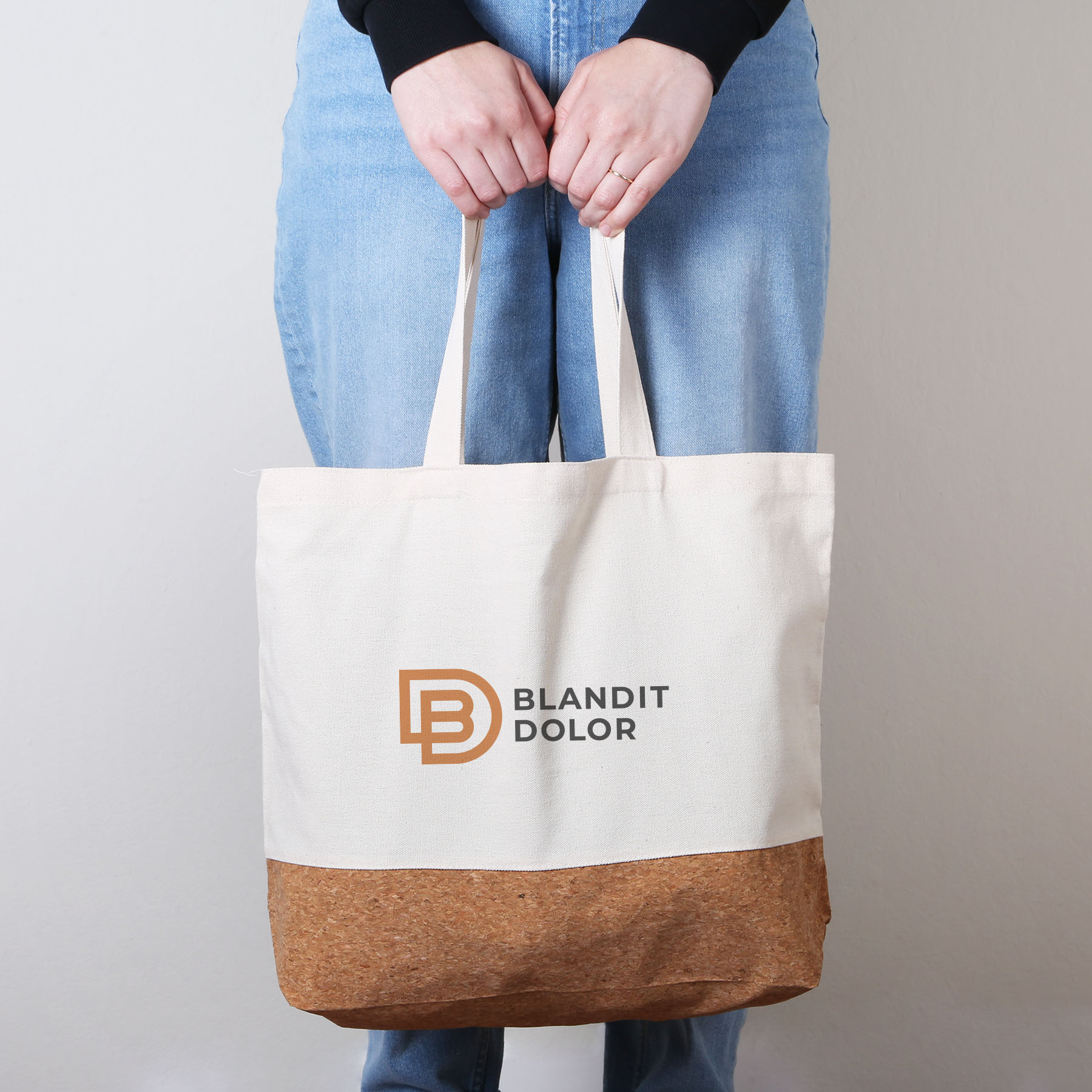 Osiris Cotton And Cork Tote 1
