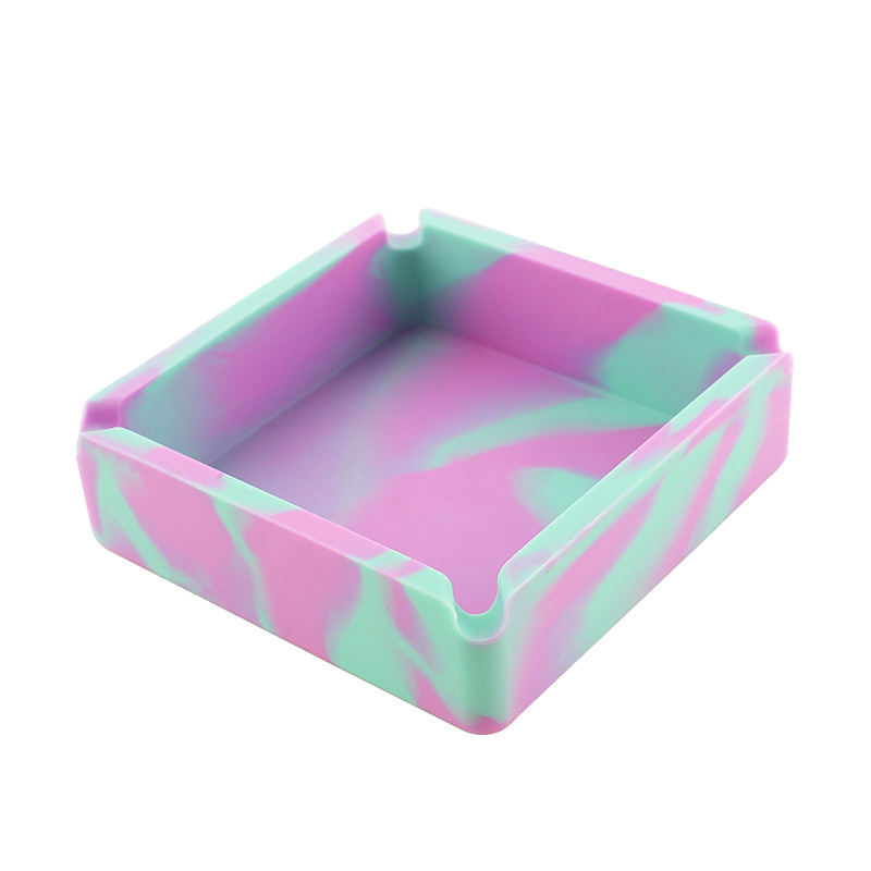 Square Silicone Ashtray 10