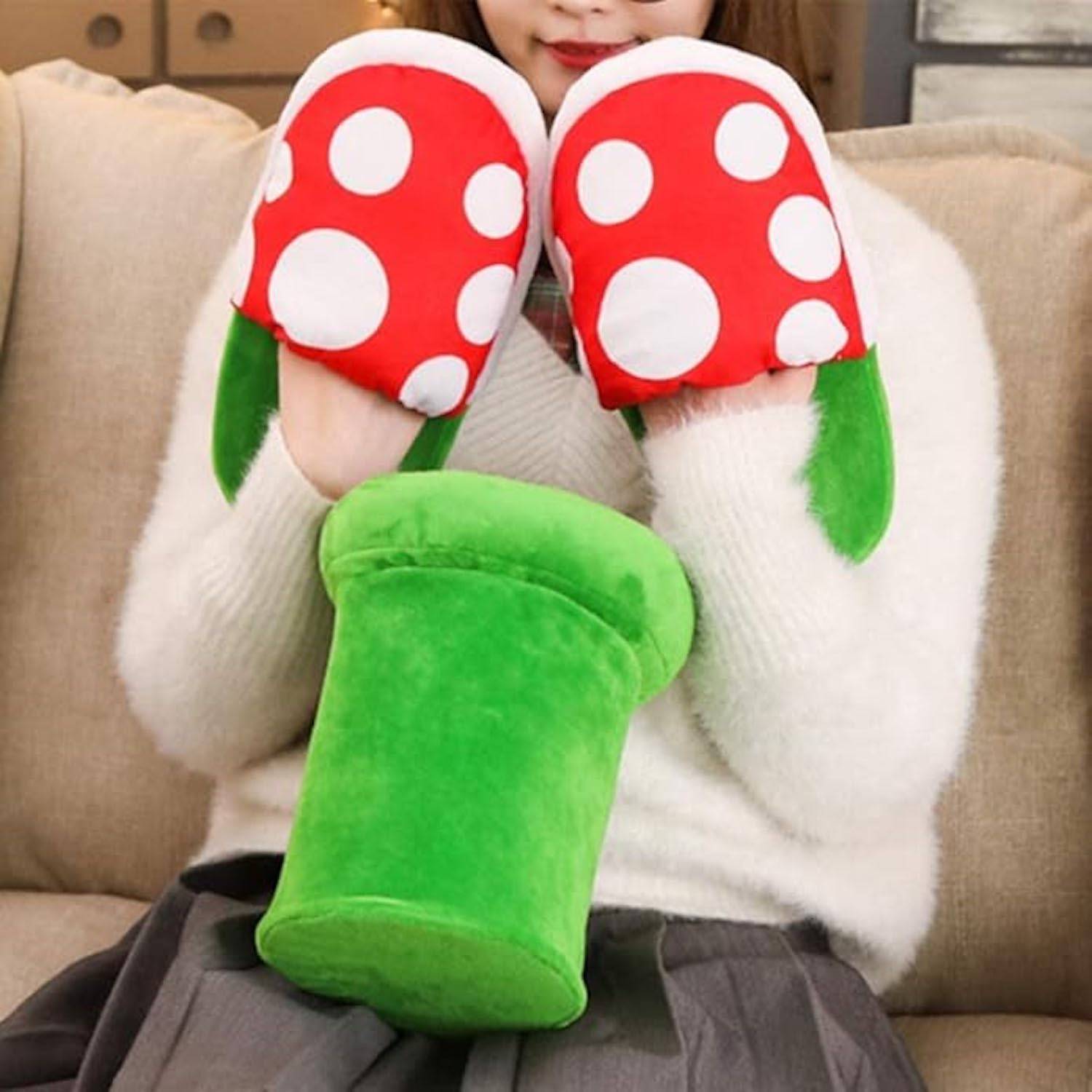 Cannibal Flower Cartoon Cotton Slippers 3