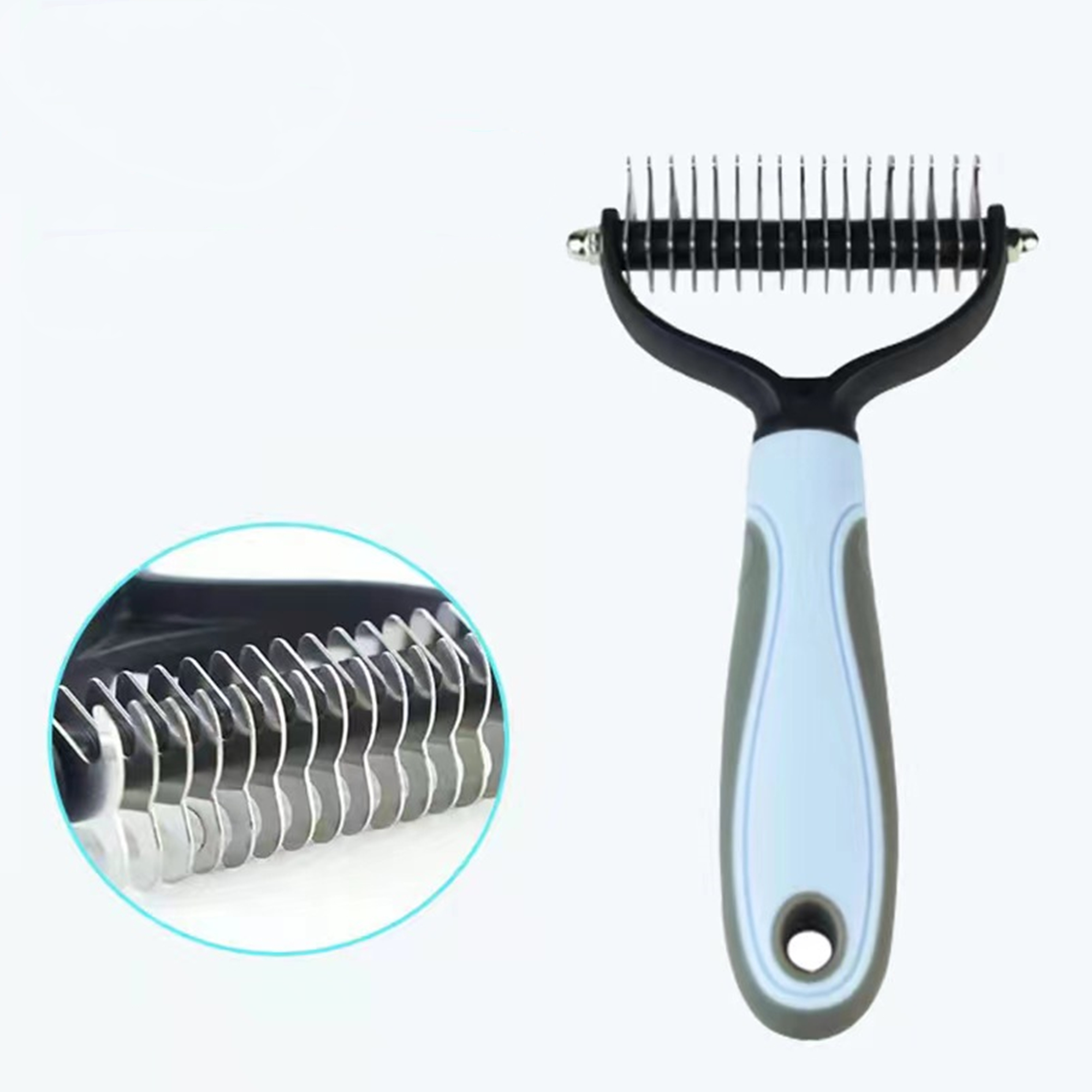 Shedding Comb And Dematting Tool For Pet 2