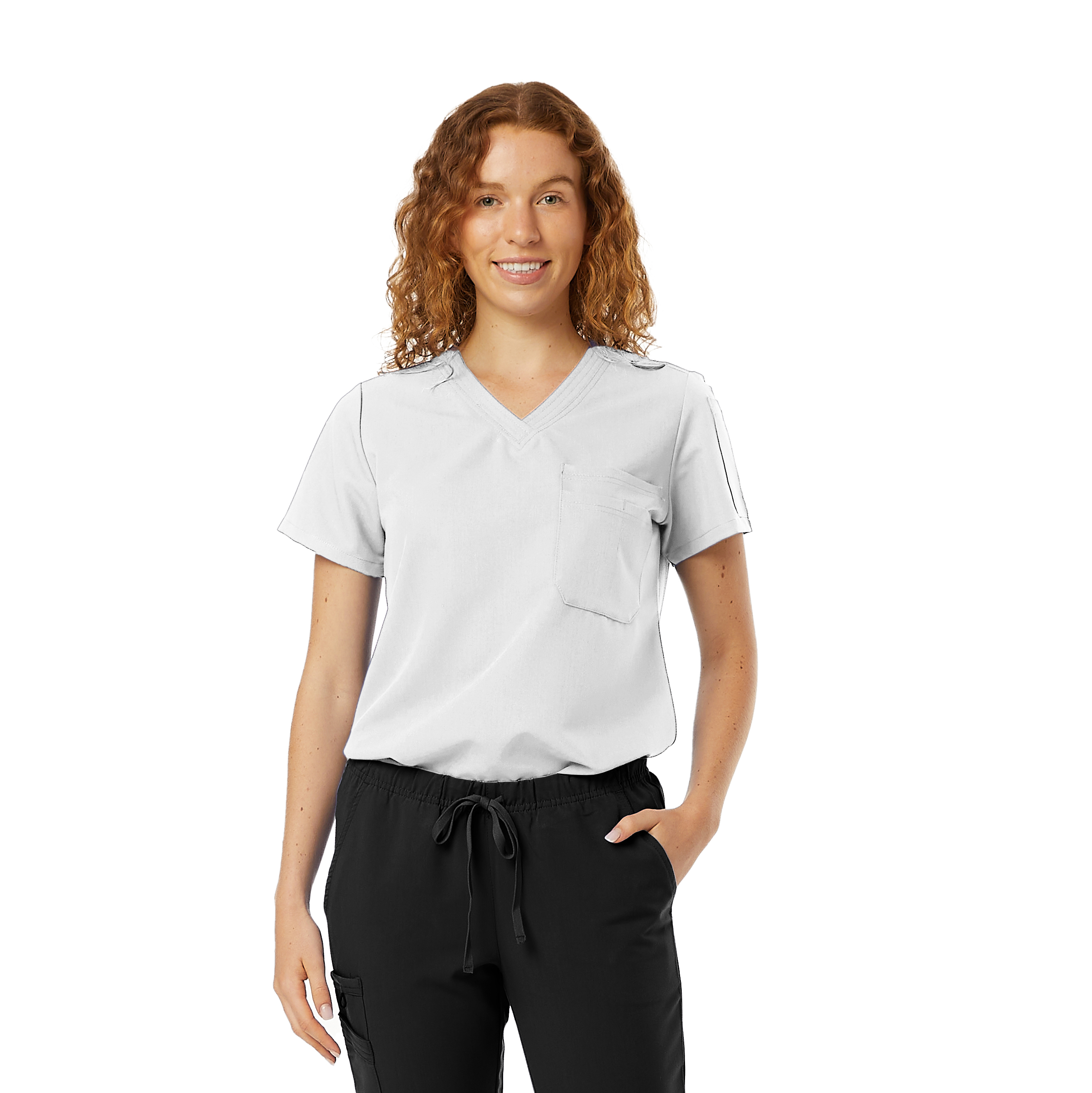 Womens WYND Tuckable Scrub Top 4